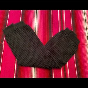 NWOT Black Knit Leg warmers